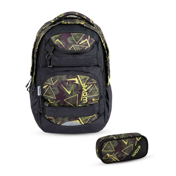 Belmil | Wave Infinity Move Schulrucksack Set 2 tlg. "Waves Bold" | 338-92/ASET-1/14