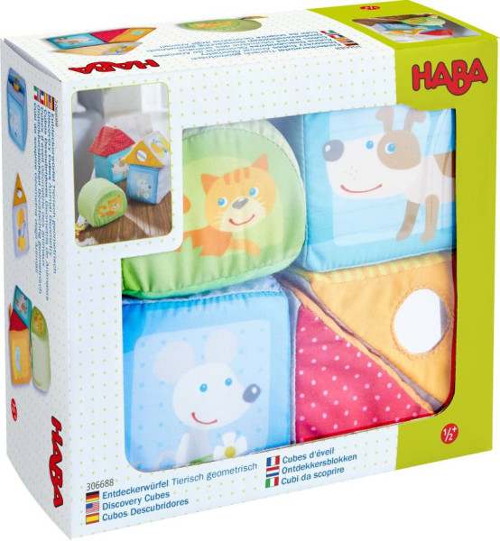 HABA | Entdeckerwürfel Tierisch geometrisch | 306688