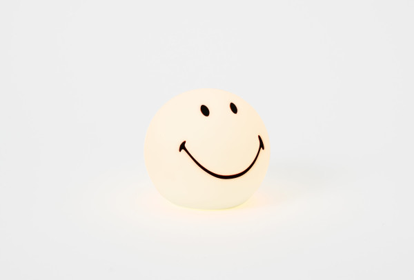 Mr Maria Smiley Lampe: LED Kinderlicht in Schwarz/Weiß | German-Toys