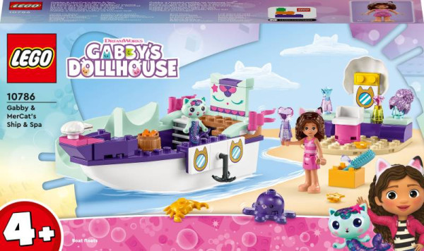 LEGO® | New IP 2023  Gabby´s Dollhouse Meerkätzchens Schiff und Spa | 10786