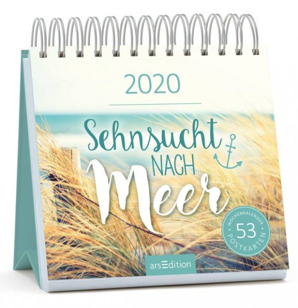 arsEdition | Postkartenkalender Sehnsucht nach Meer 2020