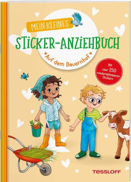 Tessloff Verlag Ragnar Tessloff GmbH & Co. KG | Mein kleines Sticker-Anziehbuch. Auf dem Bauernhof | Reindl, Julia