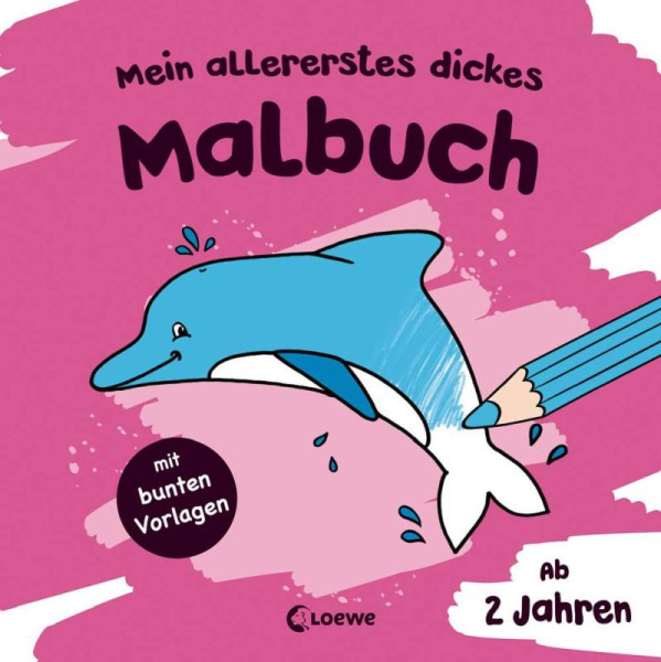 Loewe | Mein allererstes dickes Malbuch (Delfin) | 
