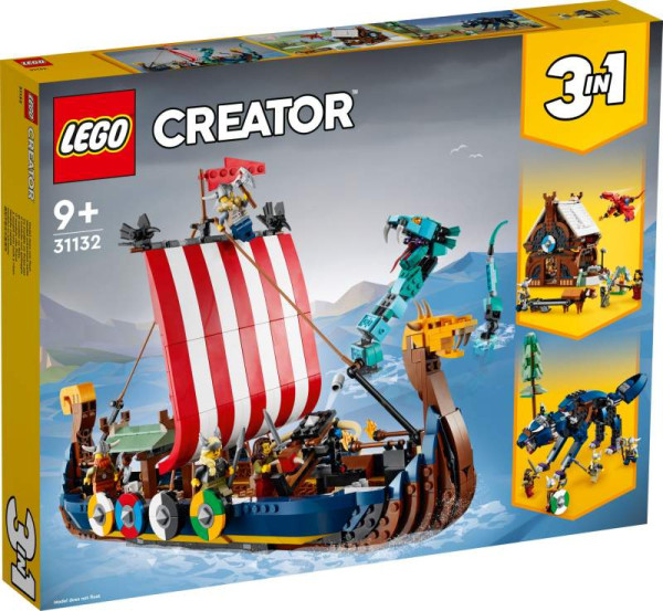 LEGO® | Creator  Wikingerschiff mit Midgardschlange | 31132