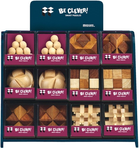 Moses Verlag | Be clever! Smart Puzzles Natur Holz | 92051