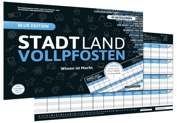 DENKRIESEN | Stadt Land Vollpfosten® Blue | SL2002