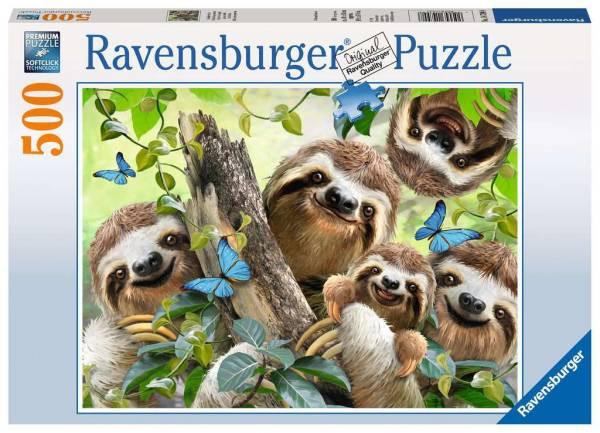 Ravensburger Puzzle | Faultier Selfie 500 Teile | 14790