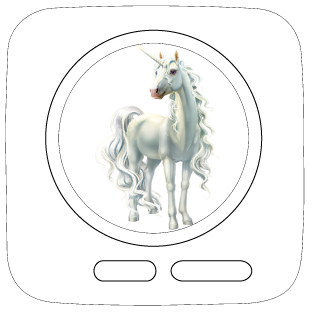 german-toys | Schutzfolie Einhorn | passend für die Toniebox 2