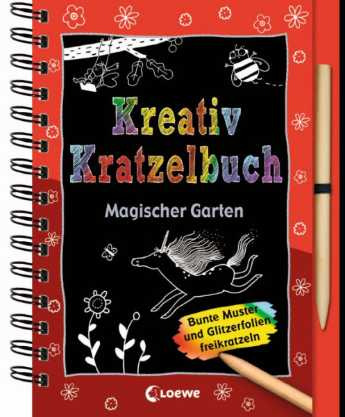 Loewe | Kreativ-Kratzelbuch: Magischer Garten