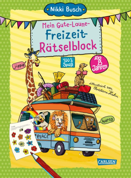 Carlsen | Rätselspaß Grundschule: Mein Gute-Laune-Freizeit-Rätselblock | Busch, Nikki