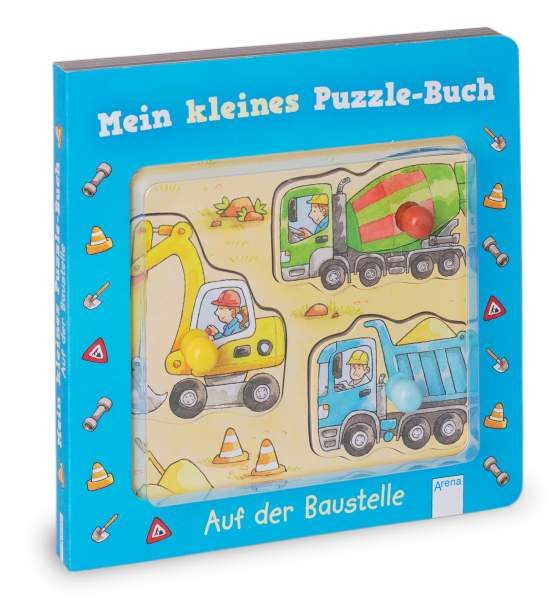 Arena | Mein kleines Puzzle-Buch. Auf der Baustelle | Jaekel, Franziska