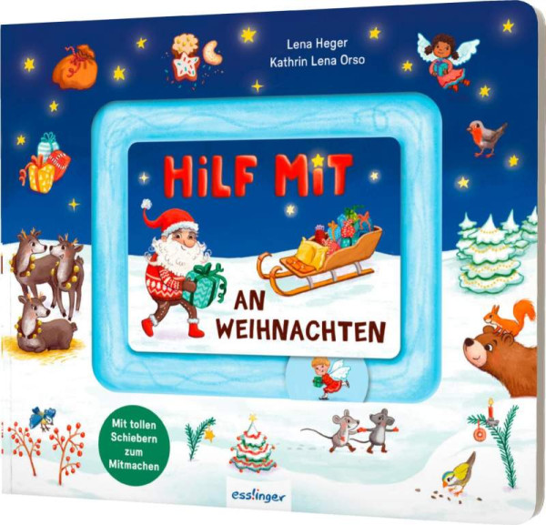 Esslinger in der Thienemann-Esslinger Verlag GmbH | Meine Schiebebahn-Pappe: Hilf mit an Weihnachten | Orso, Kathrin Lena