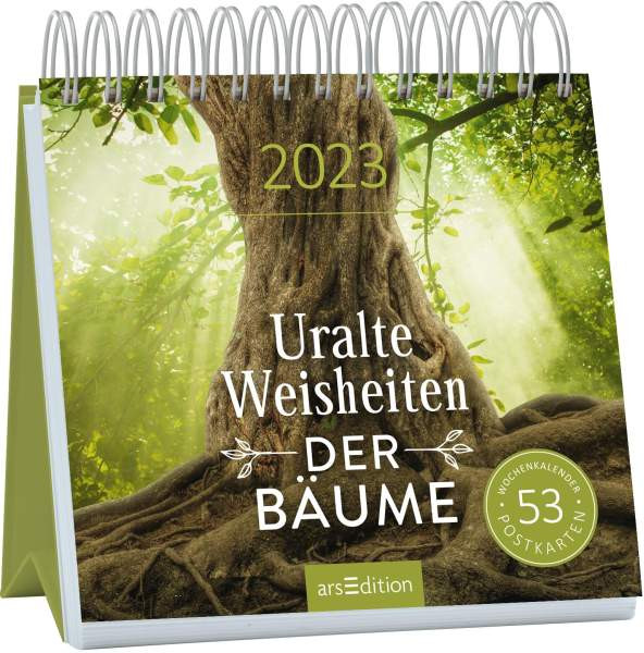 arsEdition | Postkartenkalender Uralte Weisheiten der Bäume 2023 | 