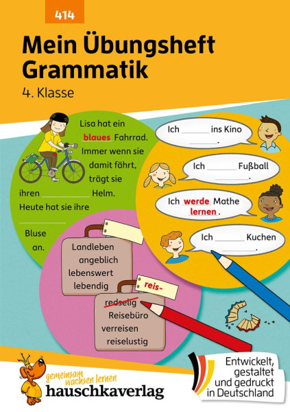 Hauschka Verlag | Mein Übungsheft Grammatik 4. Klasse | Maier, Ulrike