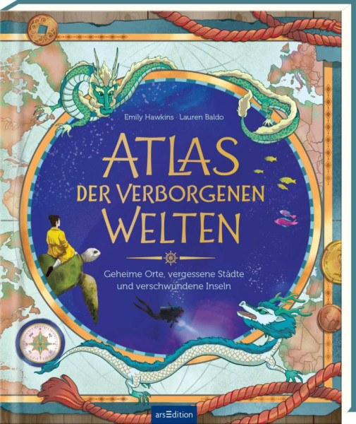 arsEdition | Atlas der verborgenen Welten | Hawkins, Emily