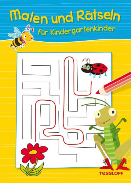 Tessloff | Malen und Rätseln für Kindergartenkinder. Gelb