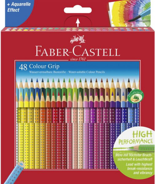Faber-Castell | Farbstift Colour GRIP | 48er Kartonetui