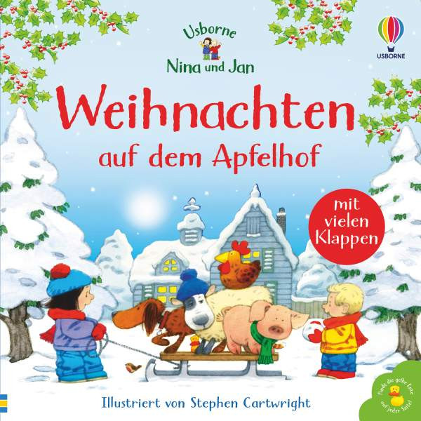 Usborne | Nina und Jan: Weihnachten auf dem Apfelhof | Amery, Heather; Taplin, Sam