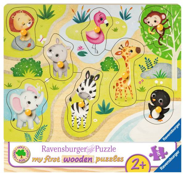 Ravensburger | Holzpuzzle Unterwegs im Zoo | 03687