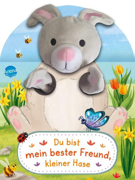 Arena | Du bist mein bester Freund, kleiner Hase. Ein Handpuppenbuch | Bär, Judith