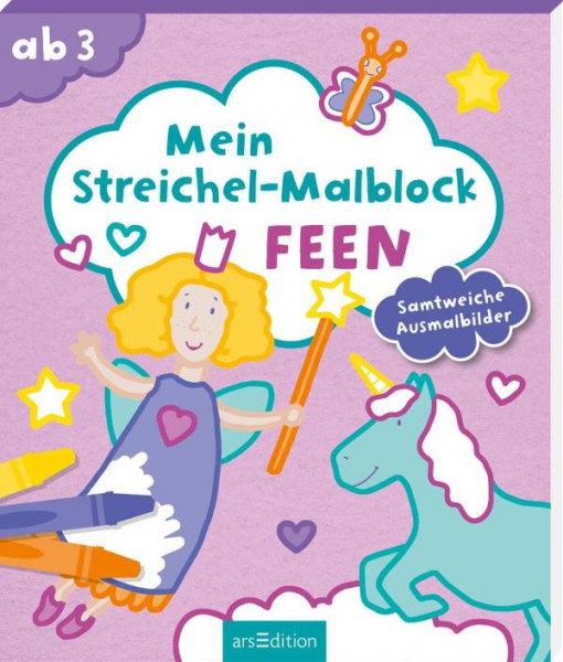 arsEdition | Mein Streichel-Malblock Feen