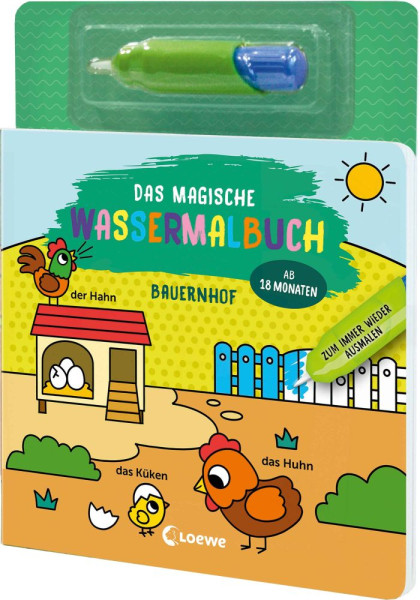 Loewe | Das magische Wassermalbuch - Bauernhof | 