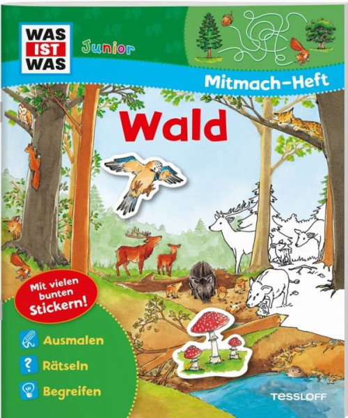 Tessloff Medienvertrieb | WIW Jun.Mitmach-Heft Wald | 978-3-7886-1