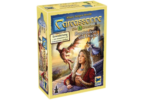 Asmodee | Carcassonne 3 Burgfräulein & Drache | HIGD0103