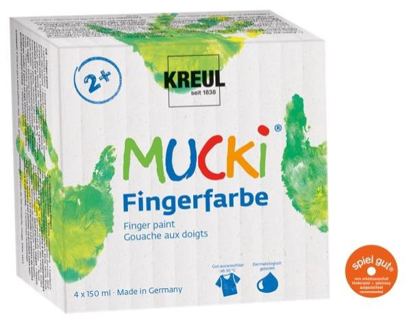 Kreul | MUCKI Fingerfarben 4er Set | 2314