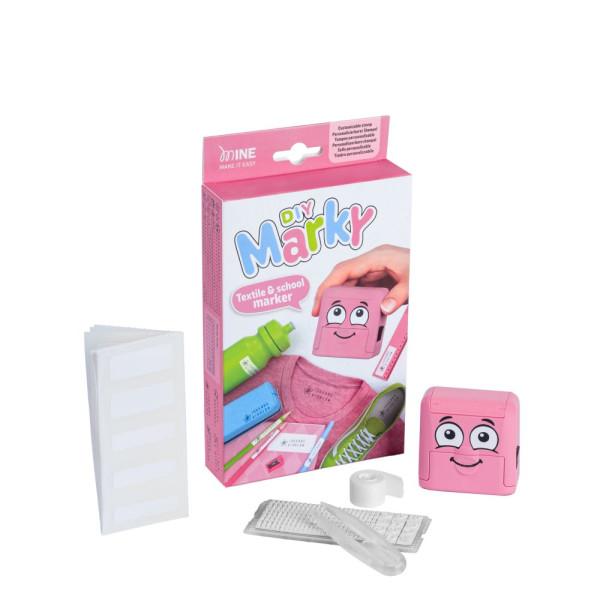 DIY Marky® Textilstempel Pink – Kreativ personalisieren mit Stil