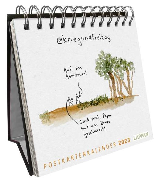 Lappan | @kriegundfreitag Postkartenkalender 2023 | @kriegundfreitag