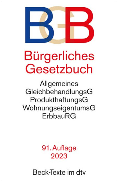 dtv Verlagsgesellschaft | Bürgerliches Gesetzbuch