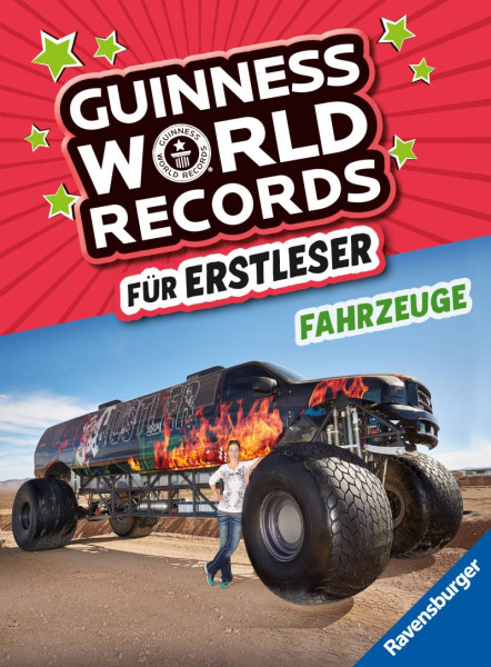 Ravensburger Verlag GmbH | Guinness World Records für Erstleser - Fahrzeuge (Rekordebuch zum Lesenlernen) | 