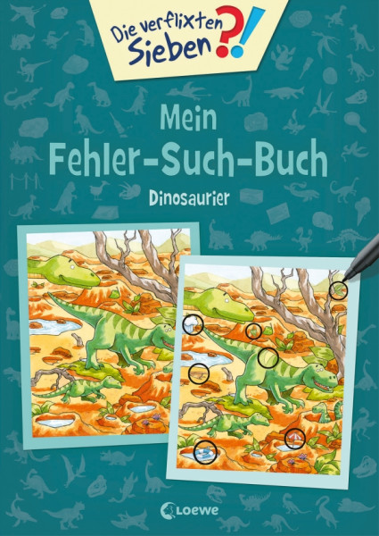 Loewe | Verflixten Sieben Fehler suchen Dinos | 74320406