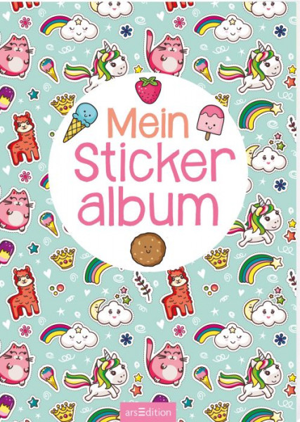 Ars Edition | Mein Stickeralbum - Regenbogen | 12502
