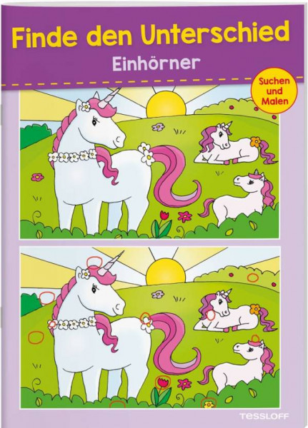 Tessloff Verlag | Finde den Unterschied. Einhörner