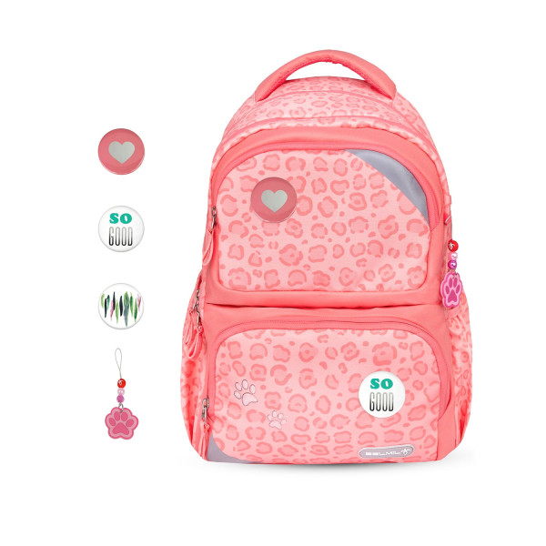 Belmil | Schulrucksack Set- 2 teilig "Caty" mit Brustgurt | 338-37/1