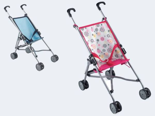 Breimeier | Dolls World Puppenbuggy | 2-fach sortiert rosa oder hellblau