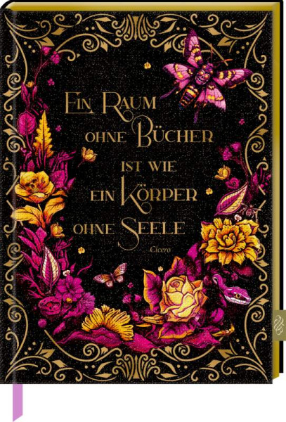 Coppenrath | Notizbuch mit glitzerndem Stoffeinband (Passion for Pages) | 