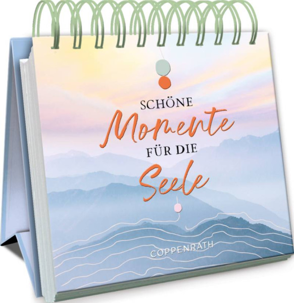 Coppenrath Verlag GmbH & Co.KG | Kl. Spiralaufstellbuch: Schöne Momente für die Seele | 64302