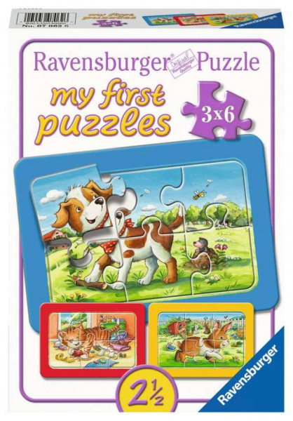Ravensburger Puzzle | Meine Tierfreunde | 6 Teile | 070626