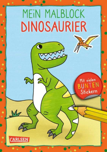 Carlsen | Mein Malblock: Dinosaurier | 