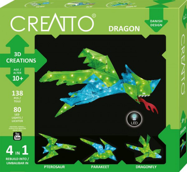 Franckh-Kosmos | Creatto Drache / Dragon 144 Teile | 03523