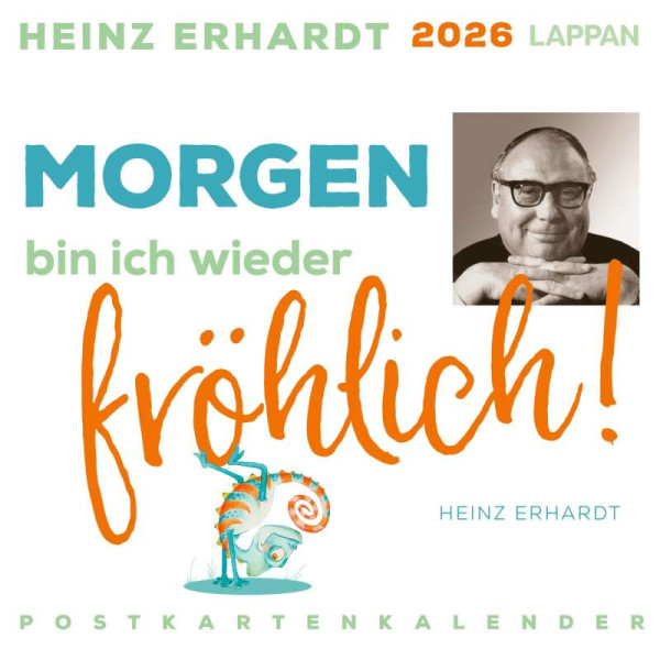 Lappan | Heinz Erhardt Postkartenkalender 2026 | Erhardt, Heinz