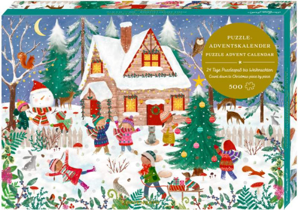 Coppenrath | Puzzle-Adventskalender – Fröhliche Winterzeit | 