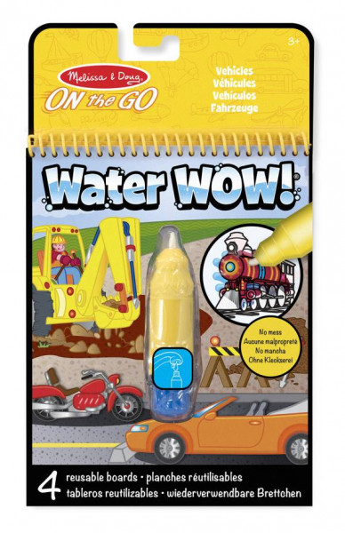 Melissa & Doug |Water Wow! Fahrzeuge -Malen für Kids ohne Kleckserei