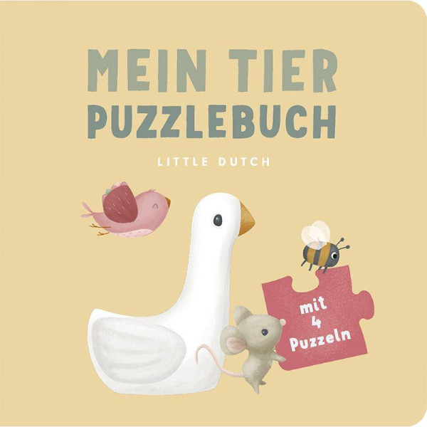 Little Dutch | Kinderbuch - Mein Tier Puzzlebuch | BKDE004