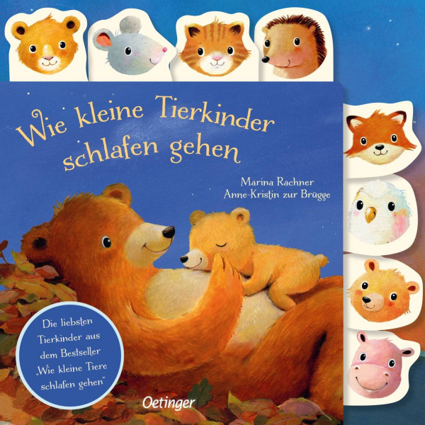 Verlag Friedrich Oetinger GmbH | Wie kleine Tierkinder schlafen gehen | zur Brügge, Anne-Kristin