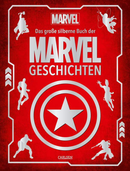 Carlsen | Marvel: Das große silberne Buch der MARVEL-Geschichten | Disney, Walt