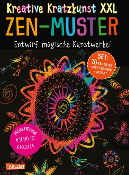 Carlsen Verlag | Kreative Kratzkunst XXL Zen-Muster | 18754